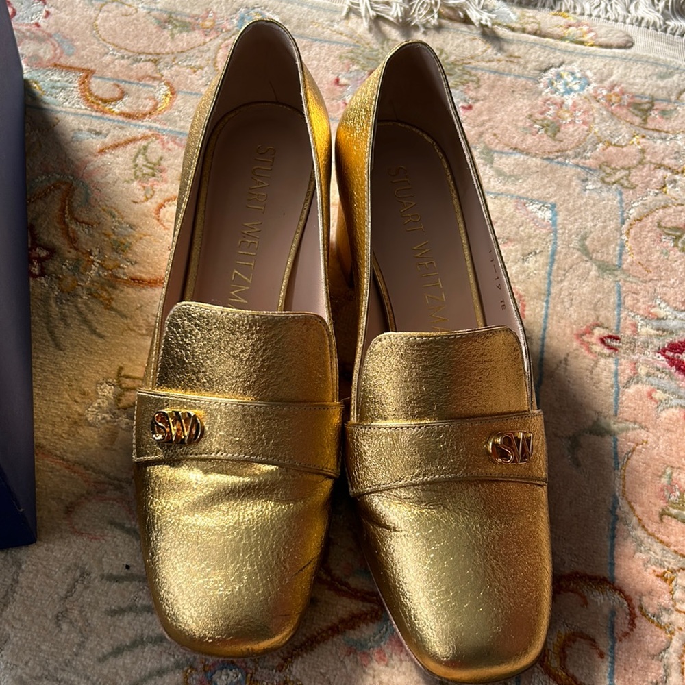 Gold shoes - Stuart Weizman